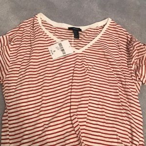 Forever 21 Striped Tee New With Tags